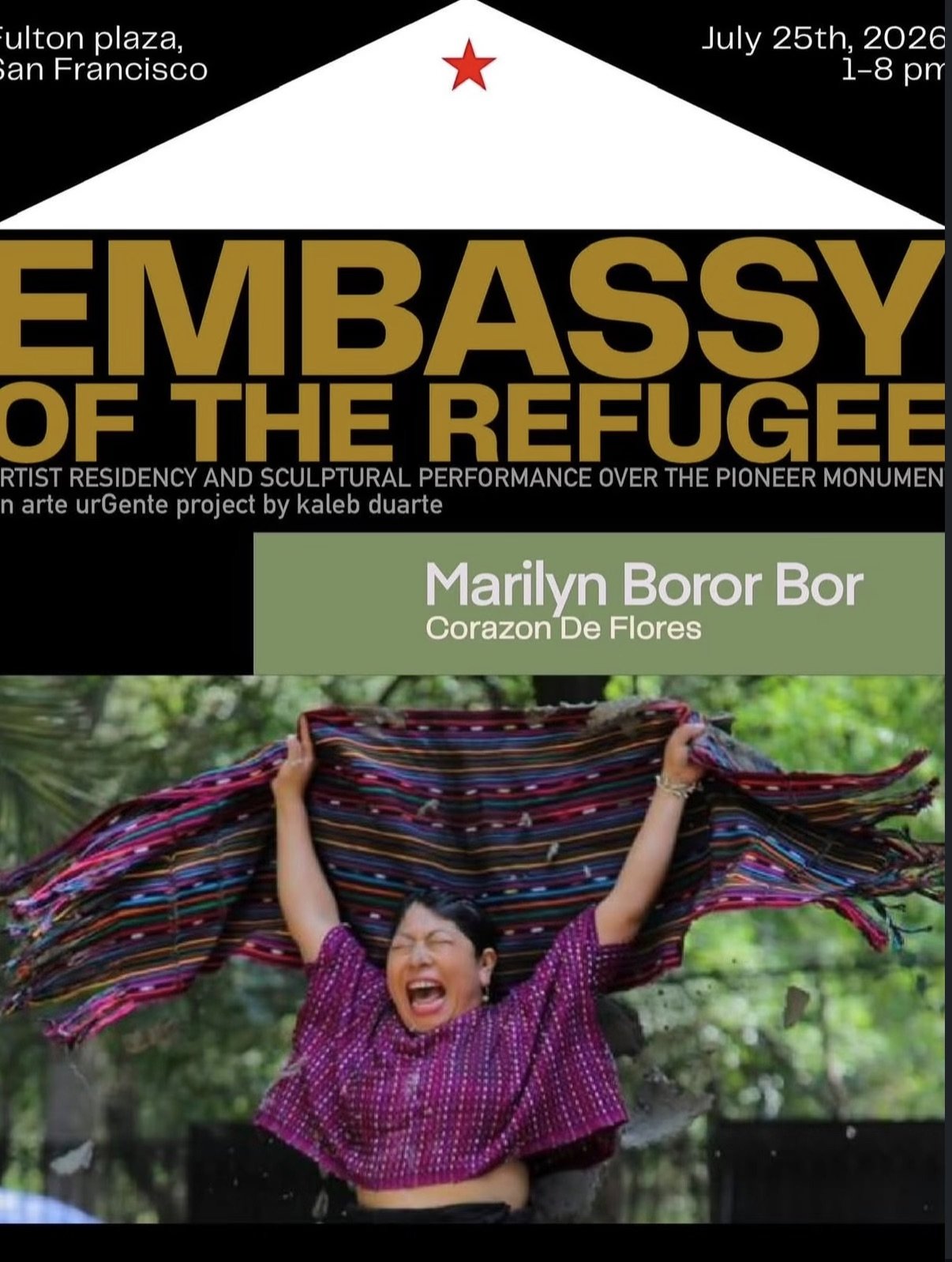 EMBASSY OF THE REFUGEE | RESIDENCIA &amp; PERFORMANCE BY MARILYN BOROR | SAN FRANCISCO, CA, USA