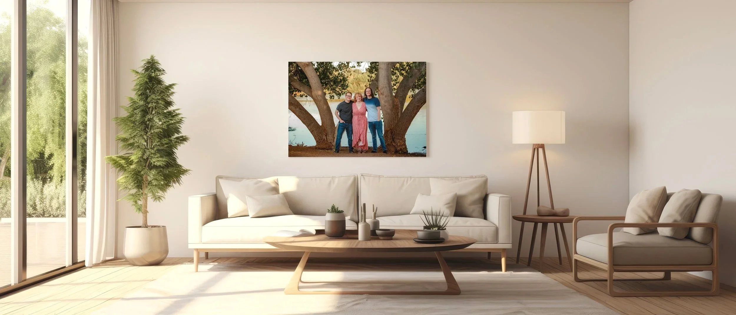 Family portrait from Riparian Preserve at Water Ranch in Gilbert, Arizona.  © Eric O. Ledermann.