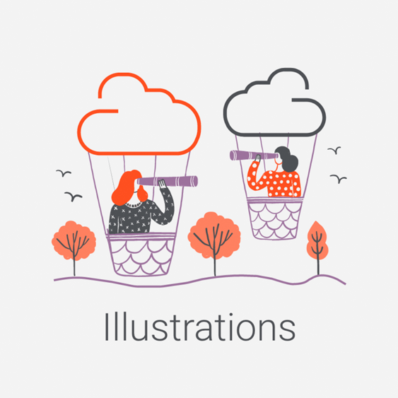Genesys Rebrand Illustrations