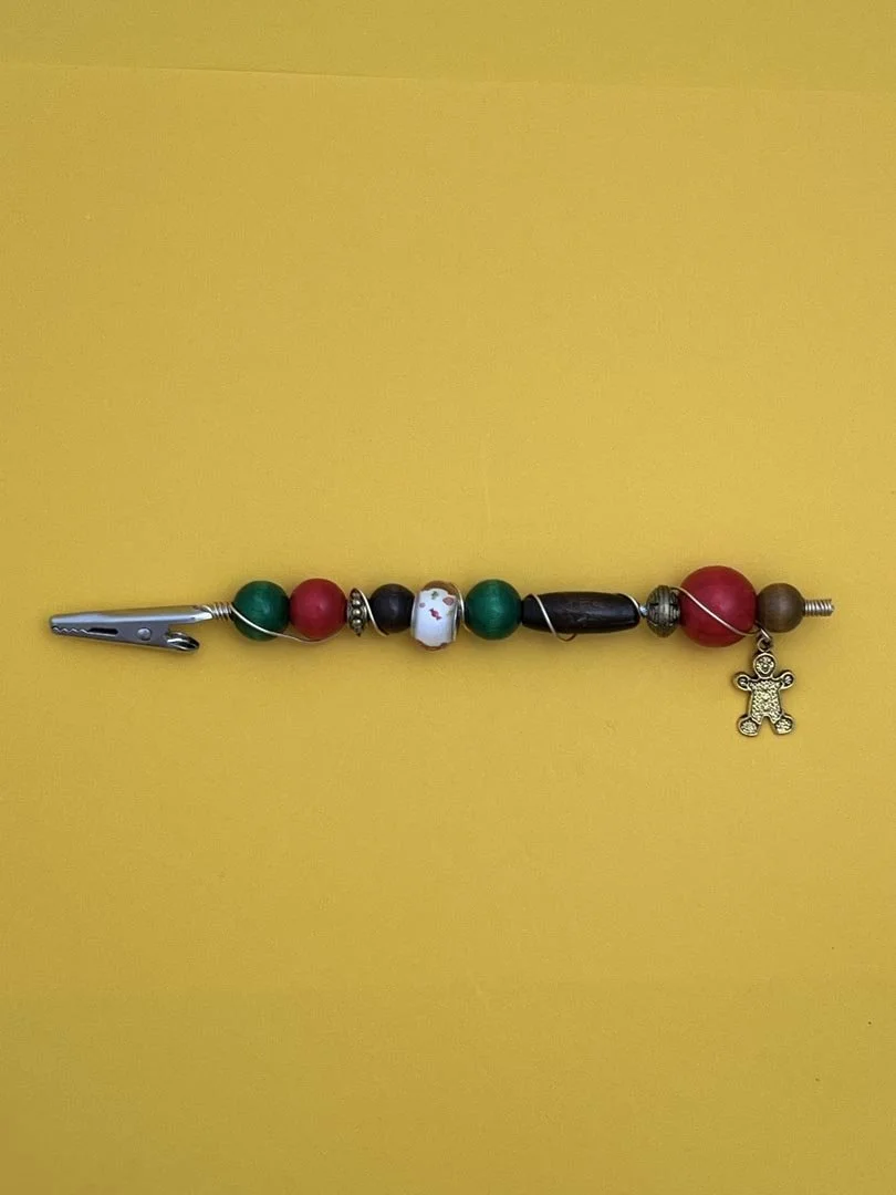 Gingerbread Man Handmade Roach Clip