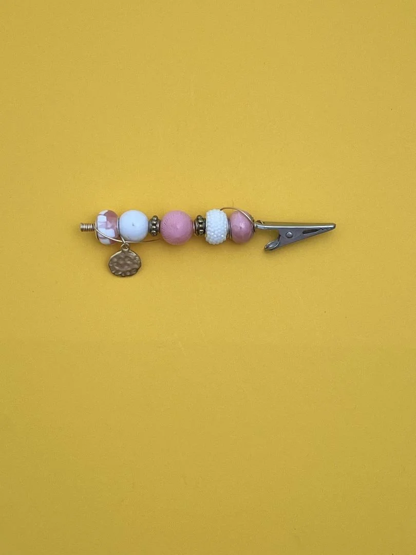 Peaches and Cream Handmade Roach Clip