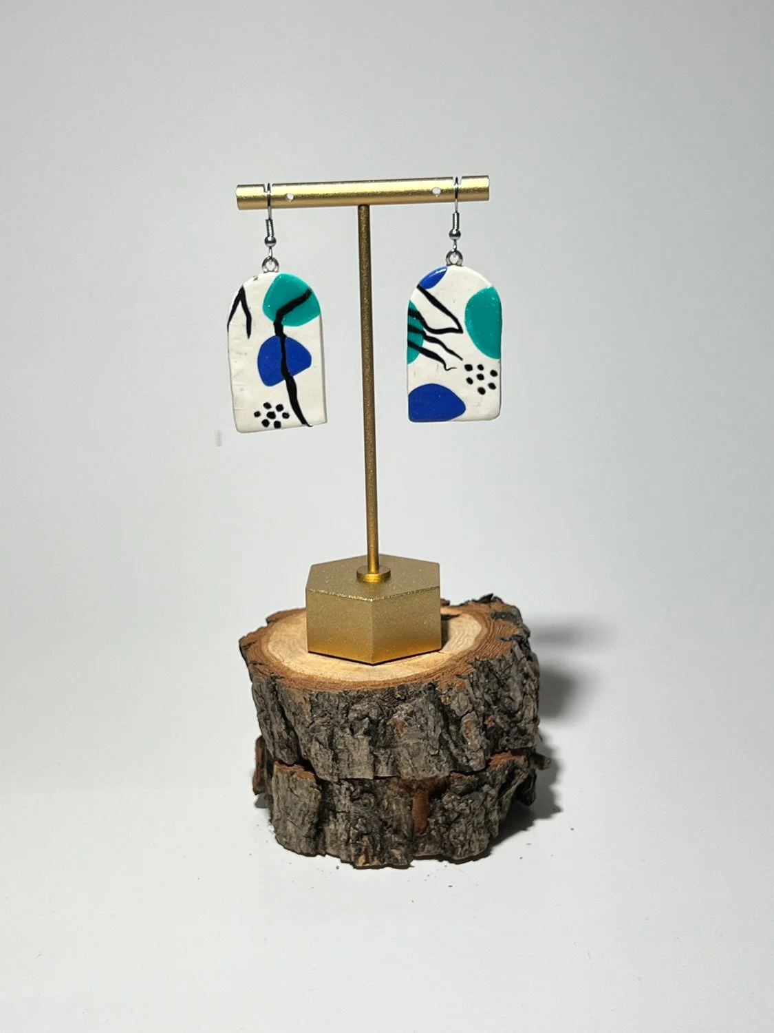 Church Window Polymer Clay Earrings