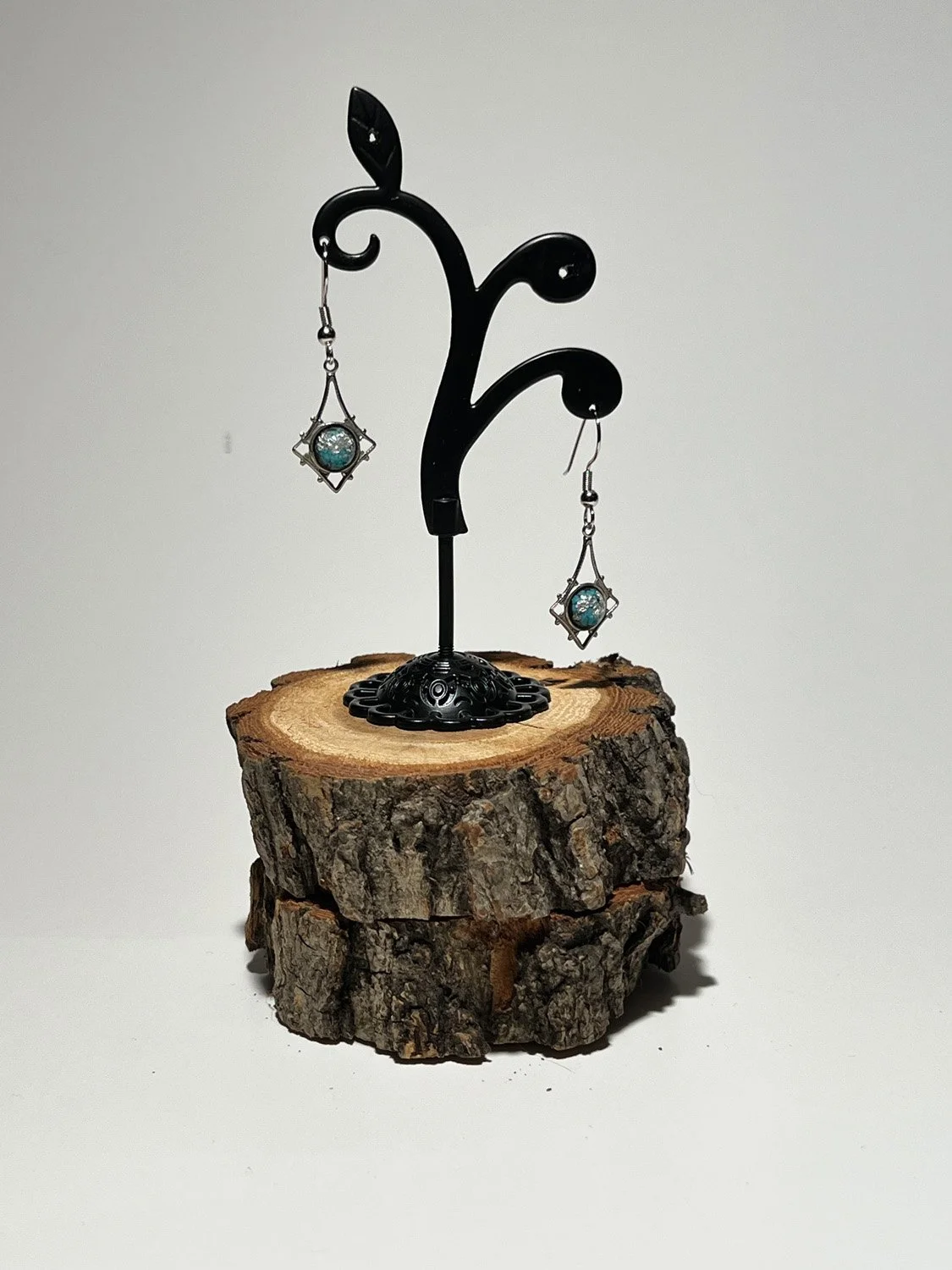 Turquoise Star Drop Earrings