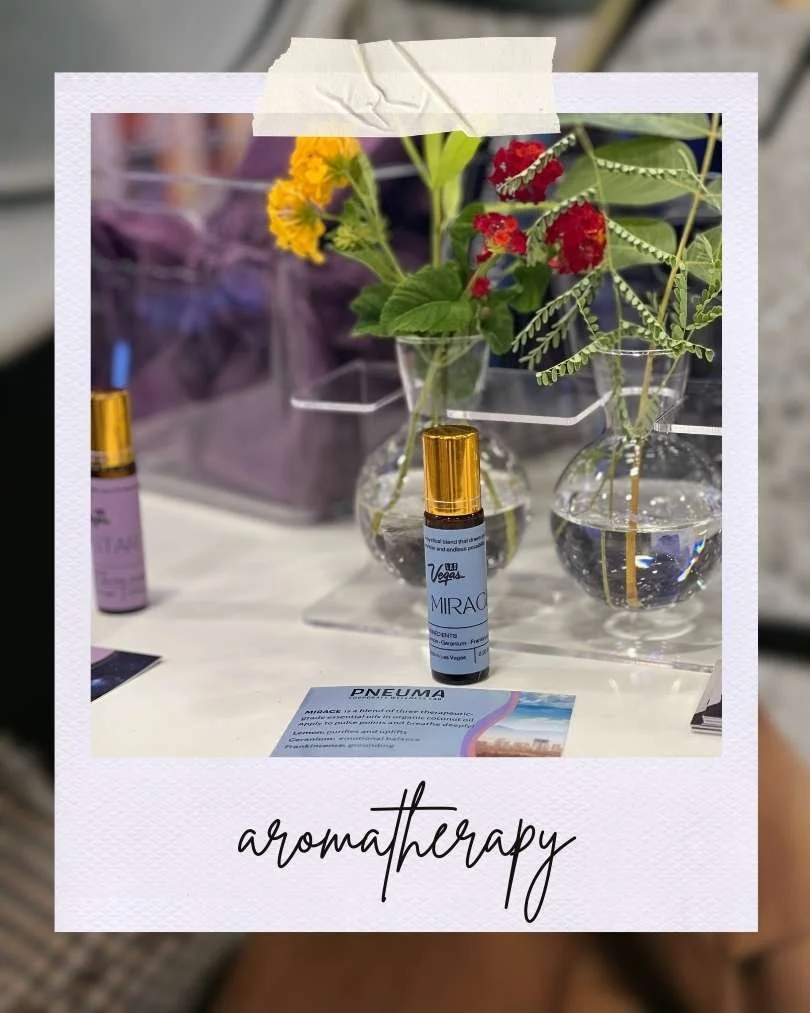 Pneuma essential oil in roller ball bottle