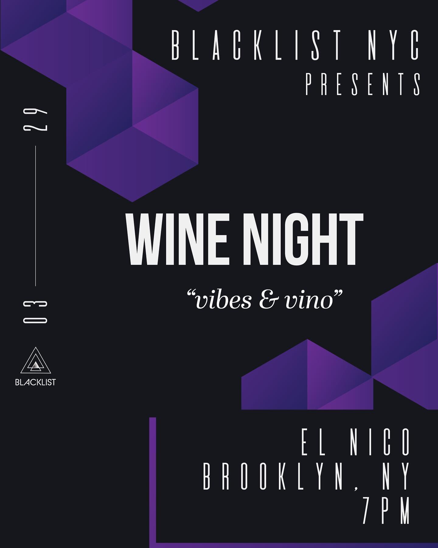 Calm ting, round two.

Come celebrate Women&rsquo;s History Month with Blacklist for our second &ldquo;Wine Night&rdquo; of the year, where we&rsquo;ll be playing everything from Erykah Badu and Lauryn Hill to Snoh Aalegra and Jorja Smith. 

As we wi