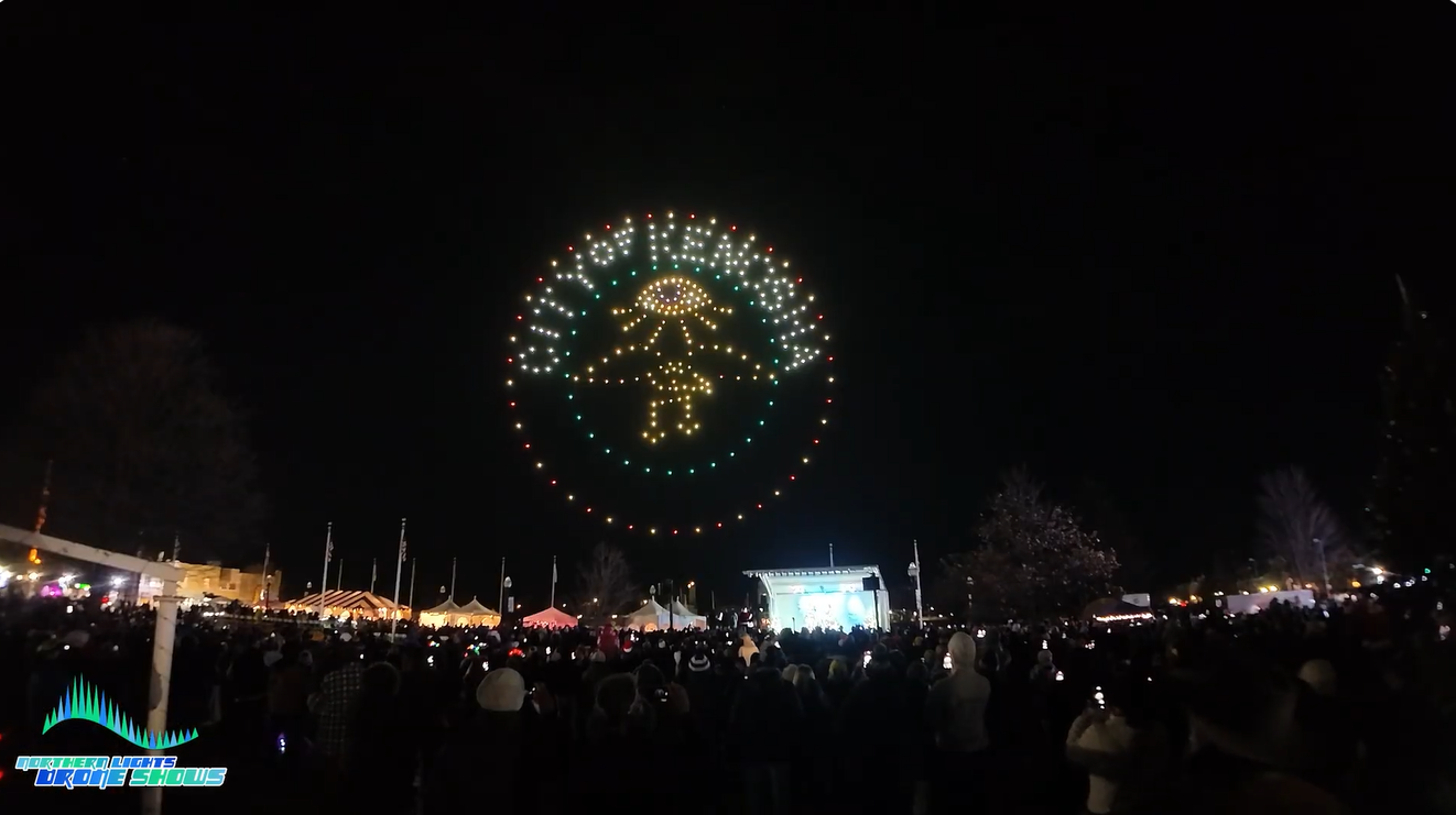 An image of an NLDS show taking the form of Kenosha, WI's logo for a festival.