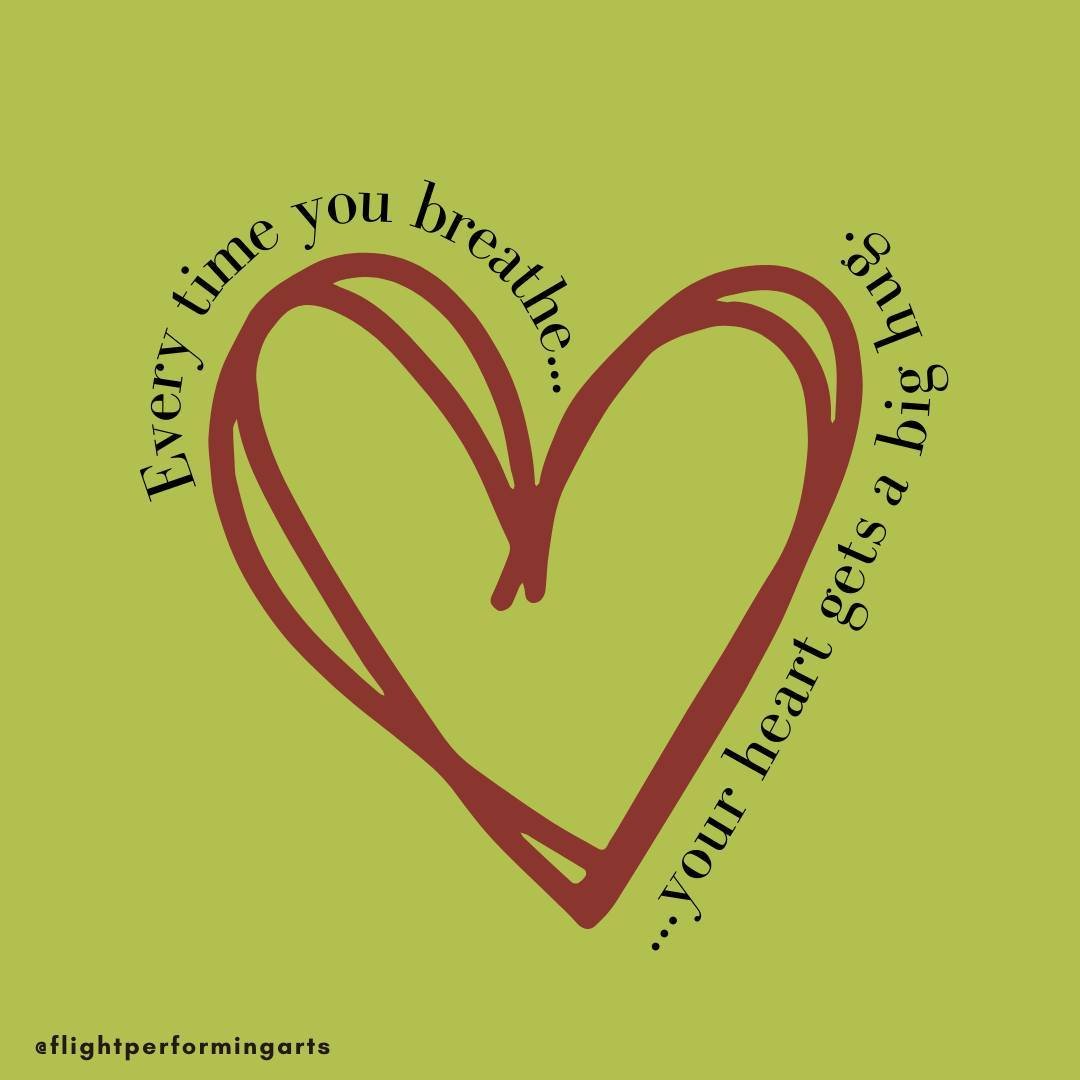 Did you know...⁠
⁠
...that every time you breathe, your heart gets a hug?⁠
⁠
This is because your heart sits right between your right and left lung, so every time you inhale, that lung tissue expands and gives your heart a little squeeze. ⁠
⁠
Isn&rsq