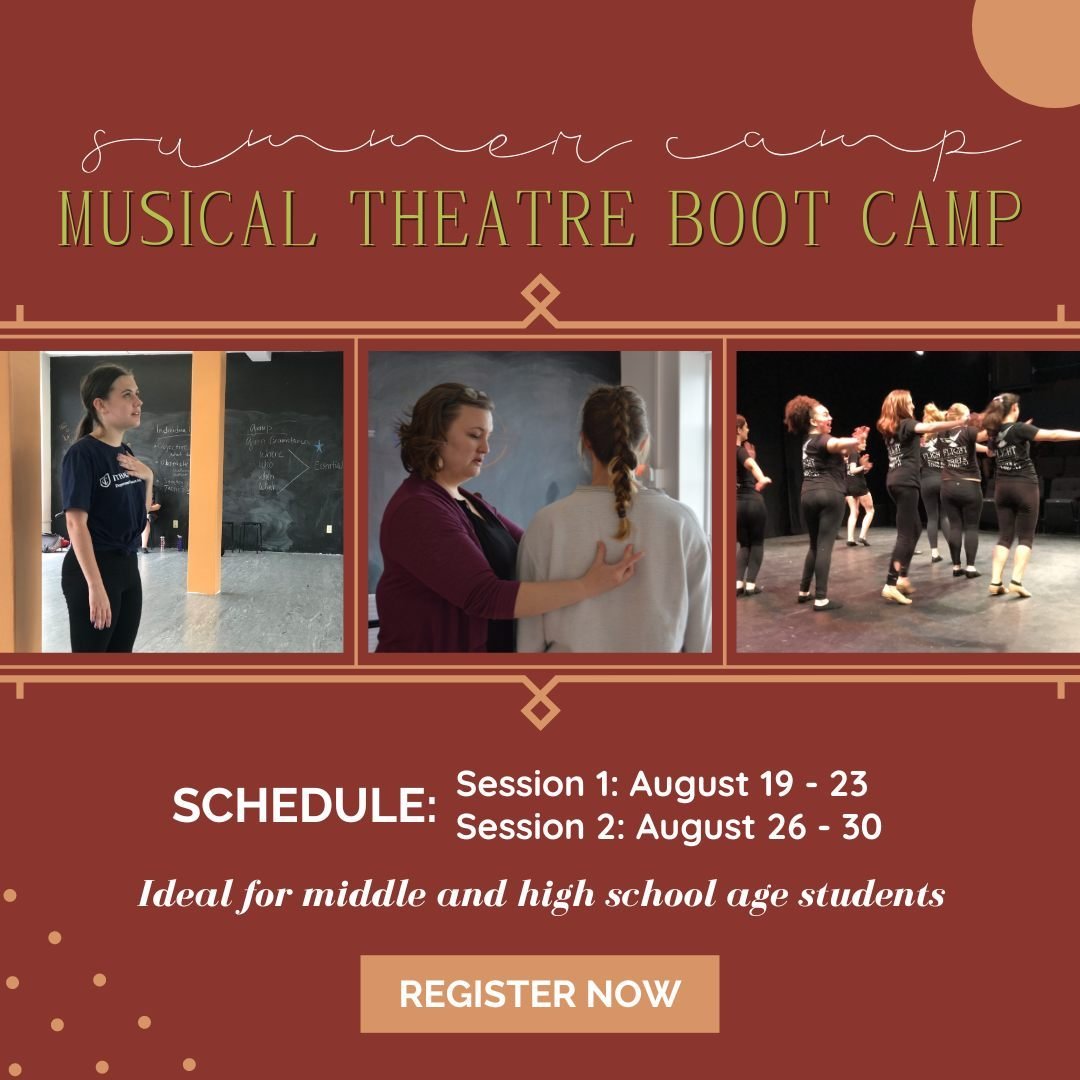 Summer Musical Theatre Academy is in full action! 🔥⁠
⁠
At Musical Theatre Boot Camp, late middle and high school age thespians will explore how to become a responsive team player on the stage.⁠
⁠
During these week-long sessions, you will develop int