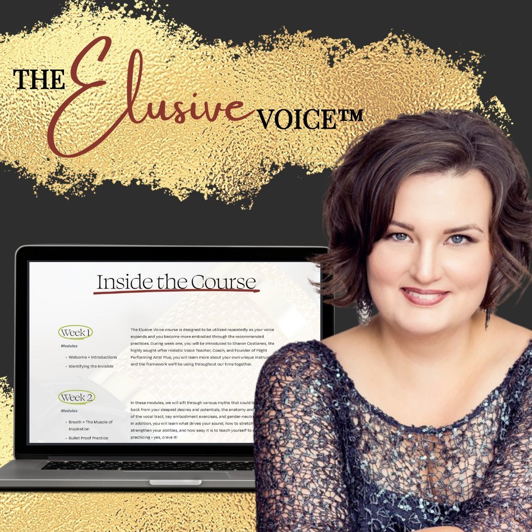 It's finally here. 😍⁠
⁠
✨The Elusive Voice&trade;️✨⁠
⁠
Instantly elevate your voice and discover singing through the innate wisdom of your body and mind.⁠
⁠
The transformations that were had in the live cohort of The Elusive Voice&trade;️ were groun