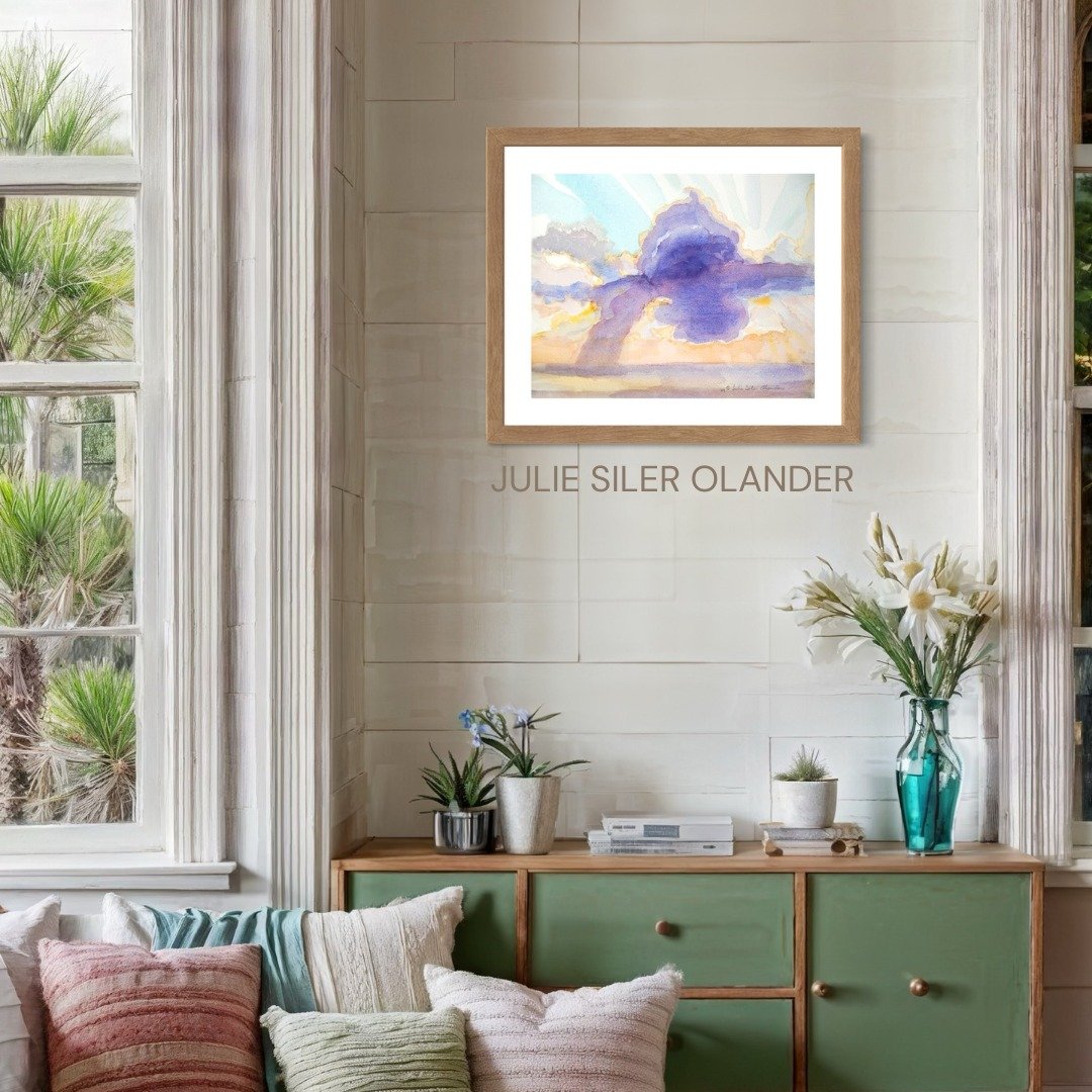 🎨 Now on Display! 🎨

Julie Siler Olander of Chrysallis Studio (J &amp; C Blvd, Unit 4, Naples, FL) proudly presents &quot;Purple Rain&quot;&mdash;a breathtaking watercolor, 18 x 22&mdash;now featured at Coco Gallery in Naples, FL. 

Love what you s