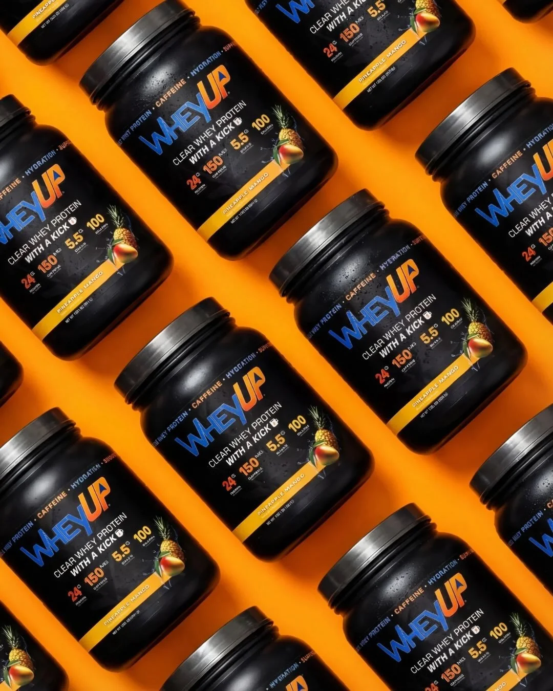 This is your sign to upgrade your protein.

WheyUP = 24g protein + 150mg caffeine
But make it clear. Light. No heaviness.

Gym bag. Work bag. On the go.
No bloating. No crash. Just fuel that actually feels good.

Pineapple Mango has entered the daily