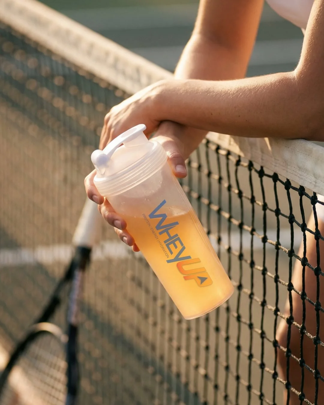 Long rallies. Hot sun. No slowing down.
WheyUP keeps you light, fueled, and ready for the next point.
Hydration + protein + energy in one.

#drinkwheyup