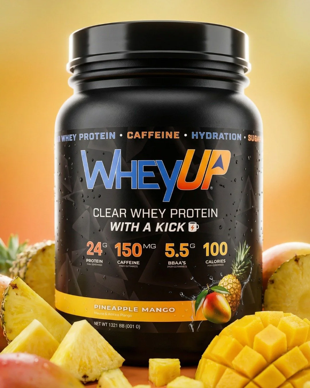 Stop drinking boring protein.
This one hits different.
🍍 Pineapple Mango
⚡ 24g protein + 150mg caffeine
Light. Juicy. Built to move.

#drinkwheyup