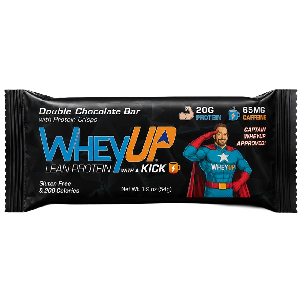 WheyUP Bar - Double Chocolate with Protein Crisps
