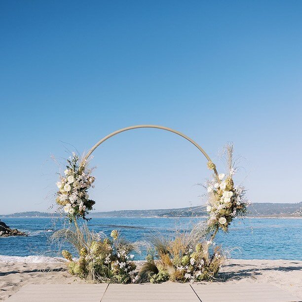 Taking in that vieeeeeeww!  What &ldquo;looks&rdquo; effortless never is and that&rsquo;s the goal.  A beach ceremony poses all kinds of unique challenges: Changing tides, uneven surfaces, AV/Power, transportation, permits, tents and short setup wind