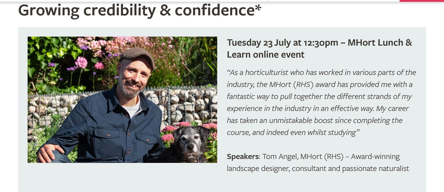 RHS Learning webinar