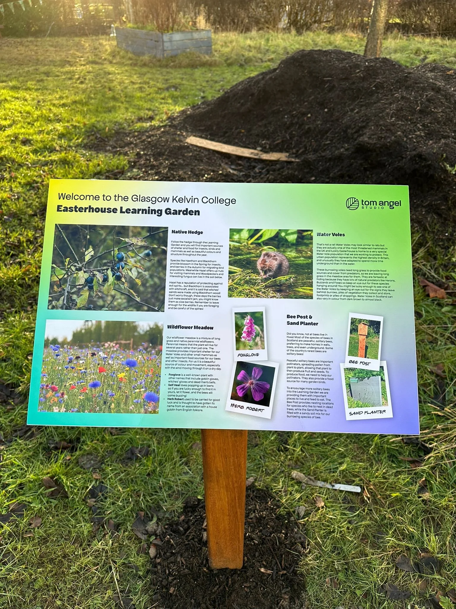 Interpretation signage