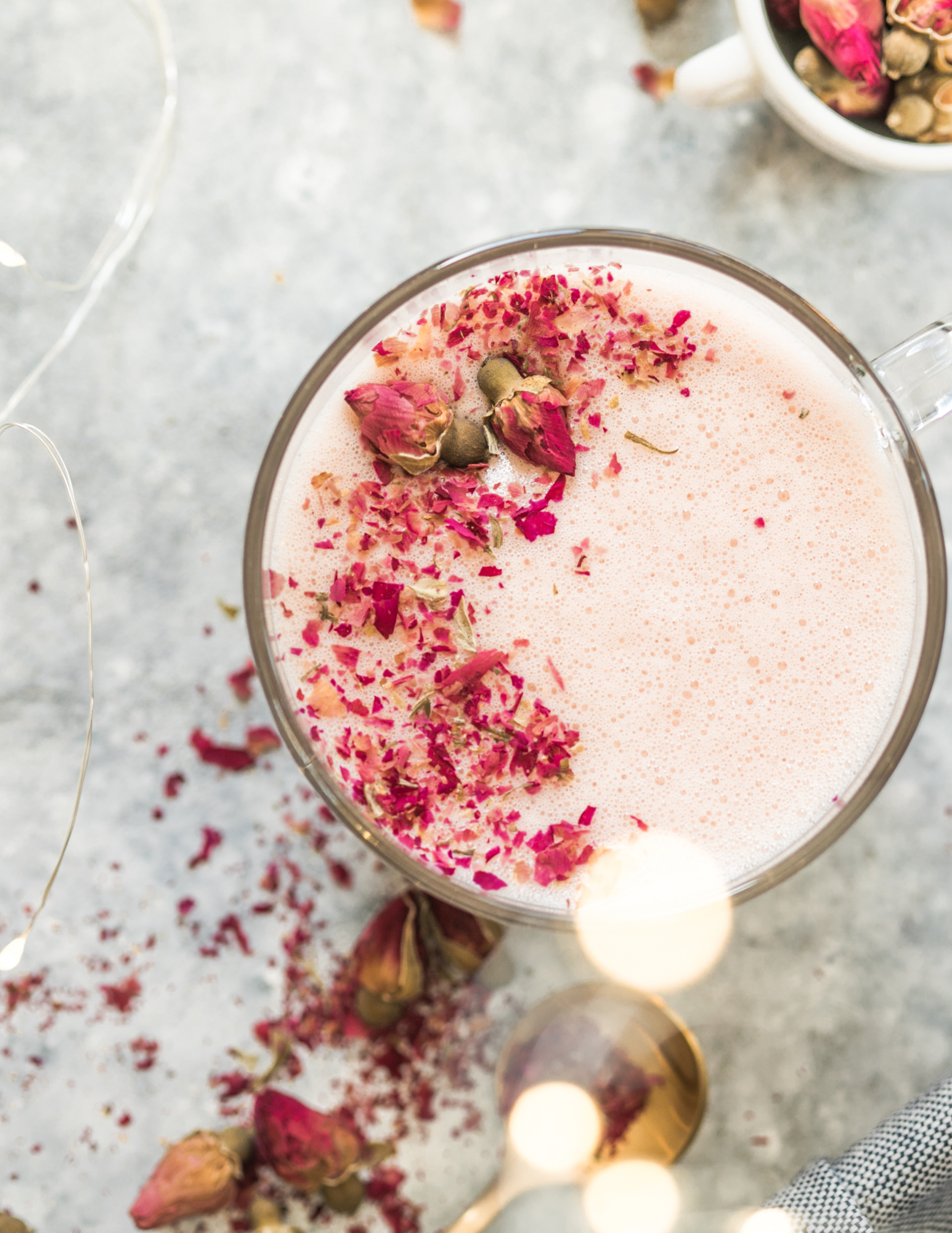 Pink Moon latte