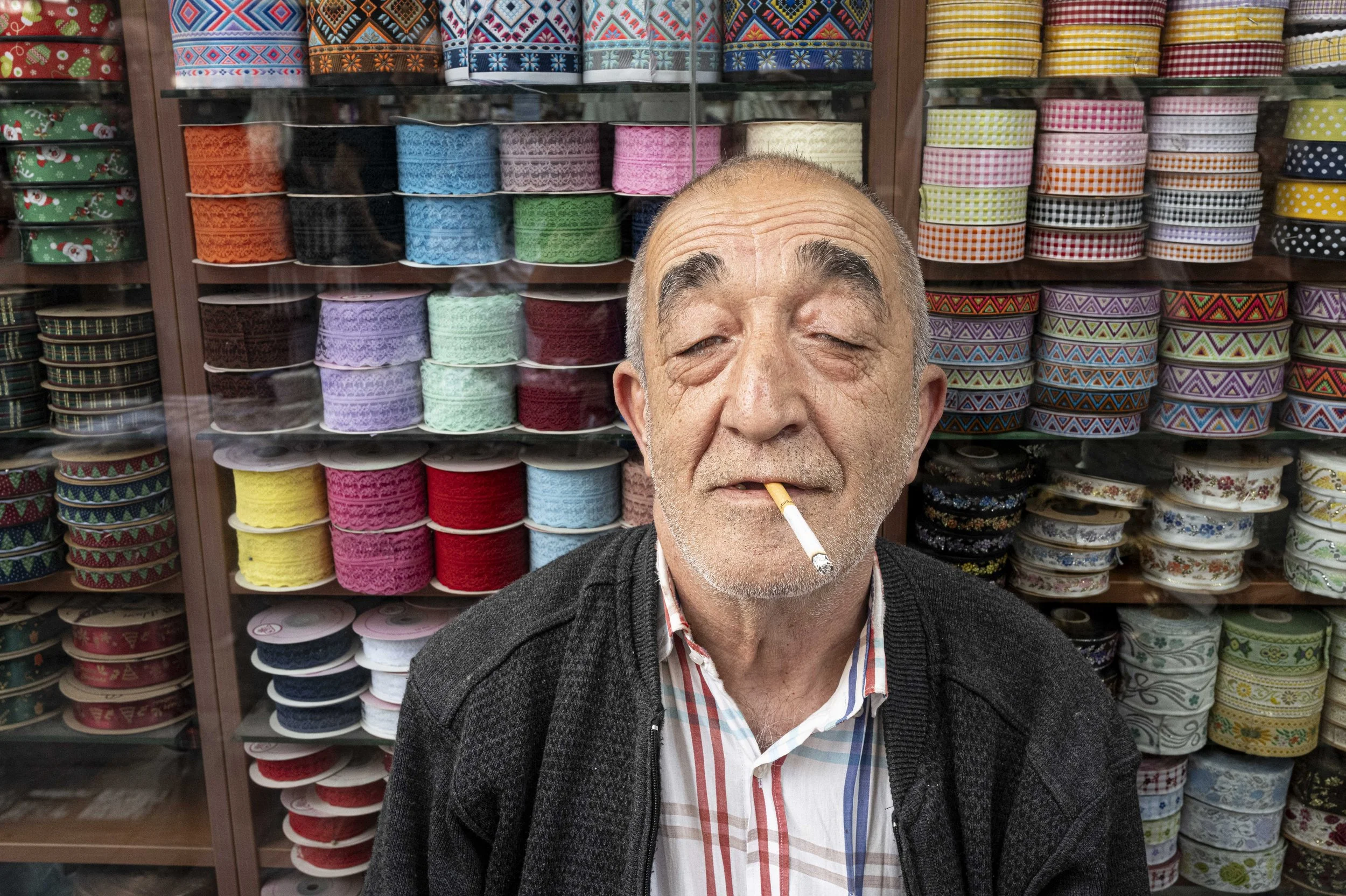 Man Selling Haberdashery, The Grand Bazaar