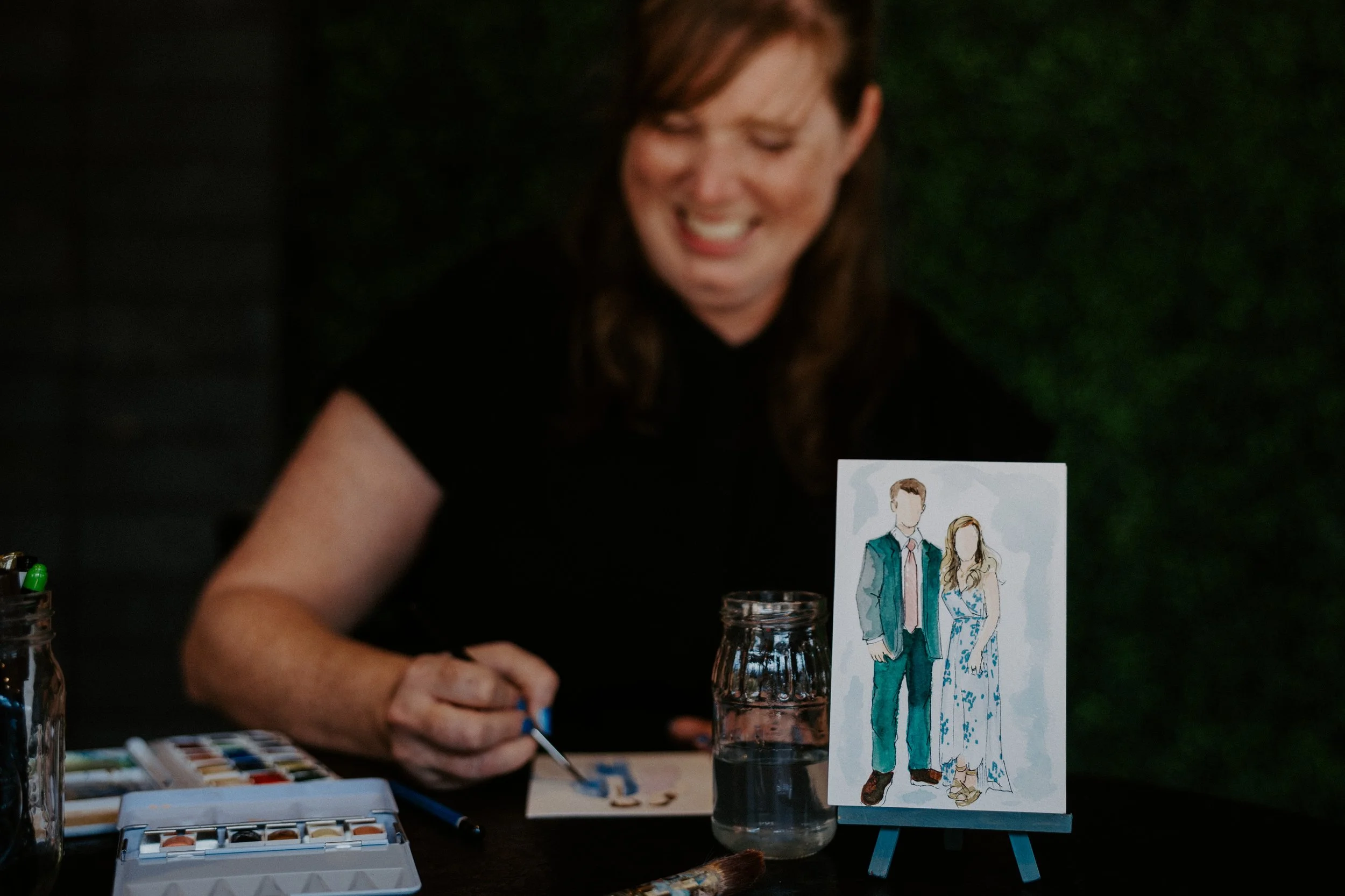 Live Guest Portraits vs. Photo Booths: Which Is Right for Your Vancouver Wedding?