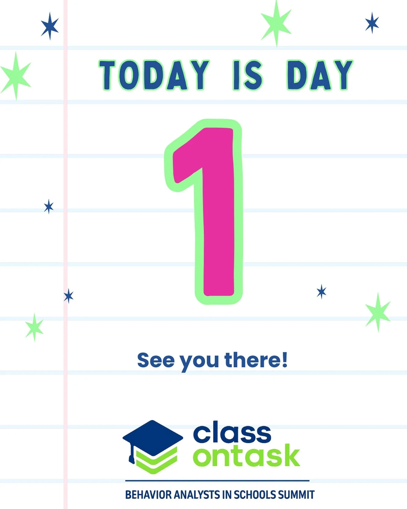 Can&rsquo;t wait to see everyone today who registered for the first ever Class on Task: Behavior Analysts in Schools Summit!!!!!!!! 

💙