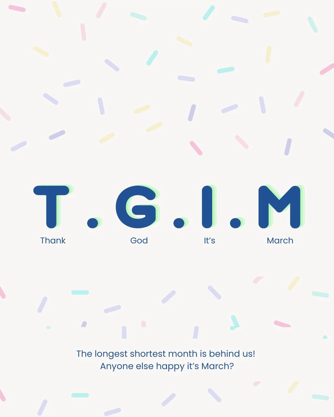 February has 28 days&hellip;
but somehow usually feels like 87 school days, 42 indoor recesses, and 19 full moon behaviors 🌝

March, we are READY for you (and for spring break).

Tell me I&rsquo;m not alone&hellip;
Did February feel like the longest