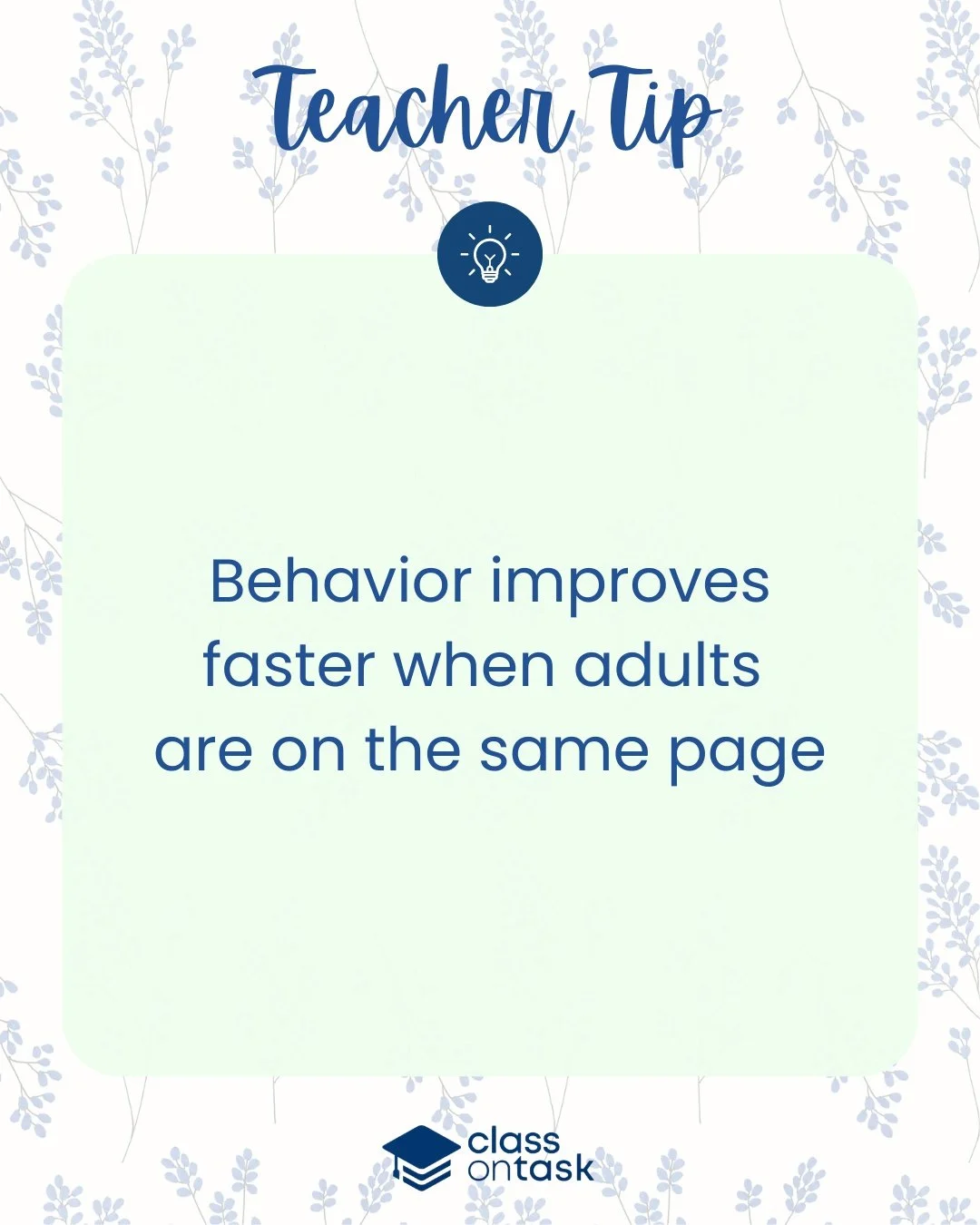 When one adult ignores a behavior and another gives a big reaction, students receive mixed signals.

Alignment does not require perfection. It requires clarity.

Comment "BIP" to get the link to a fully editable behavior plan cheat sheet to