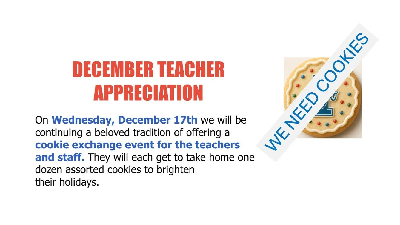 Sign up to help out with Cookies here: https://www.signupgenius.com/go/10C0E4DADAB2FA2F94-60726402-cookie#/

Thank you! 

FOI