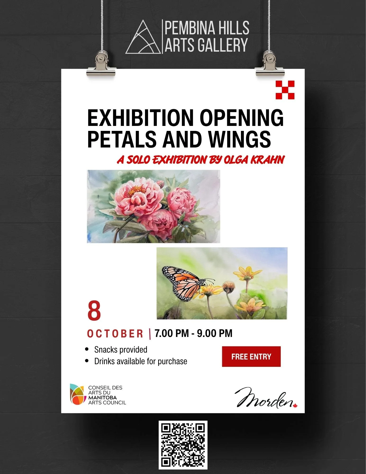Exhibition Opening Night - Petals and Wings