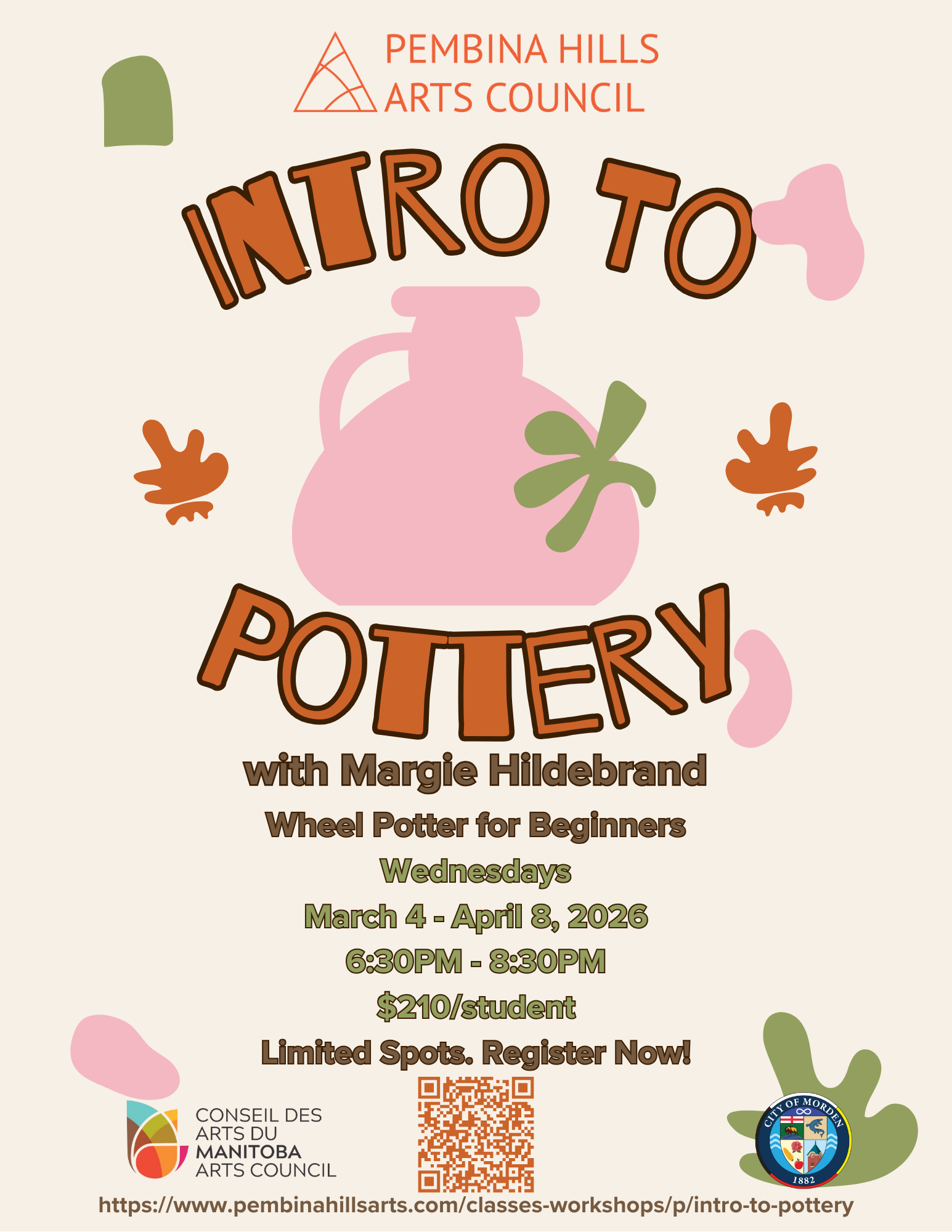 Intro to Pottery with Margie Hildebrand