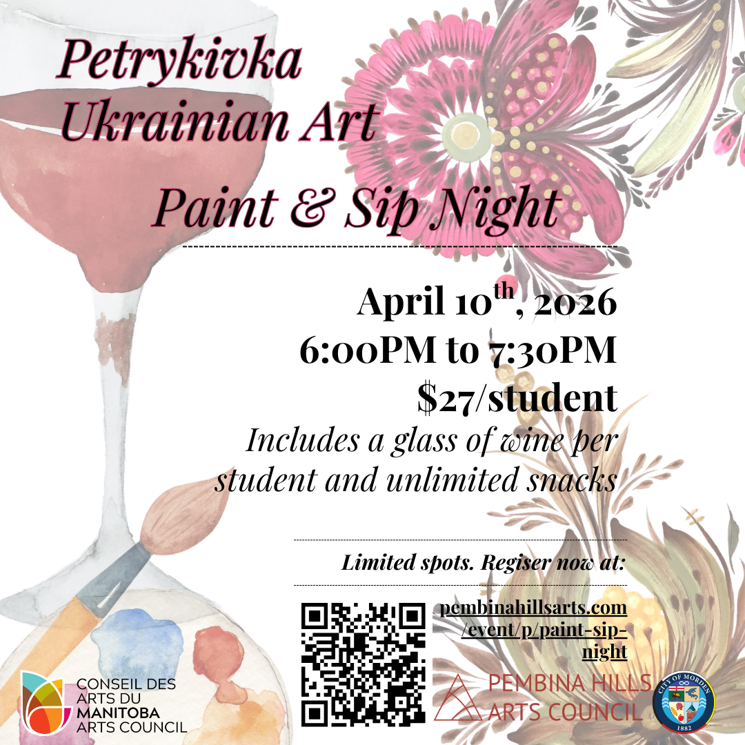 Petrykivka Ukrainian: Art Paint &amp; Sip Night