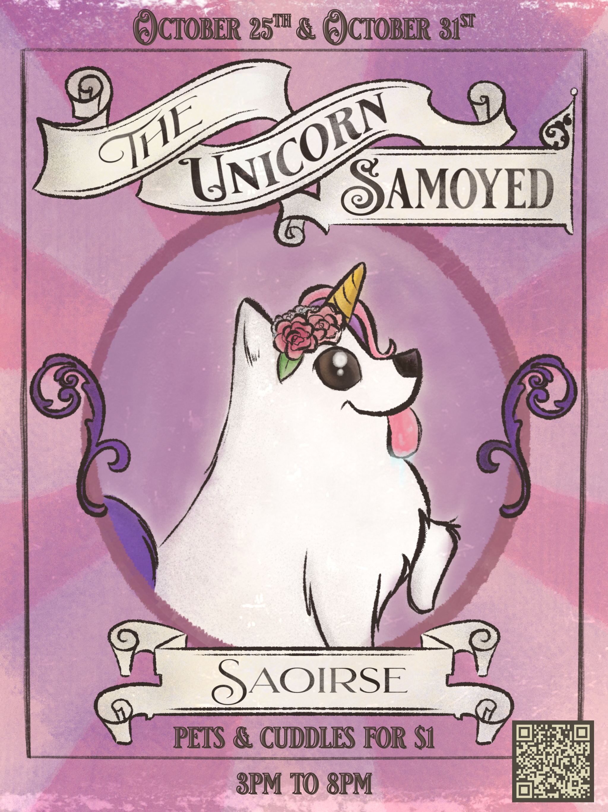 Haunted Clock Tower | The Unicorn Samoyed Encounter