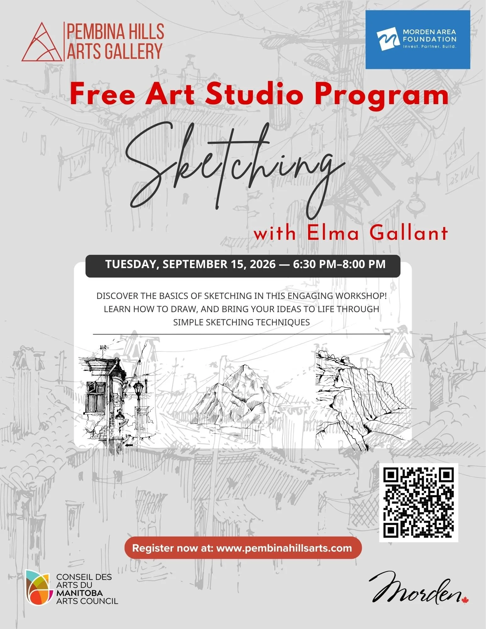Sketching with Elma Gallant