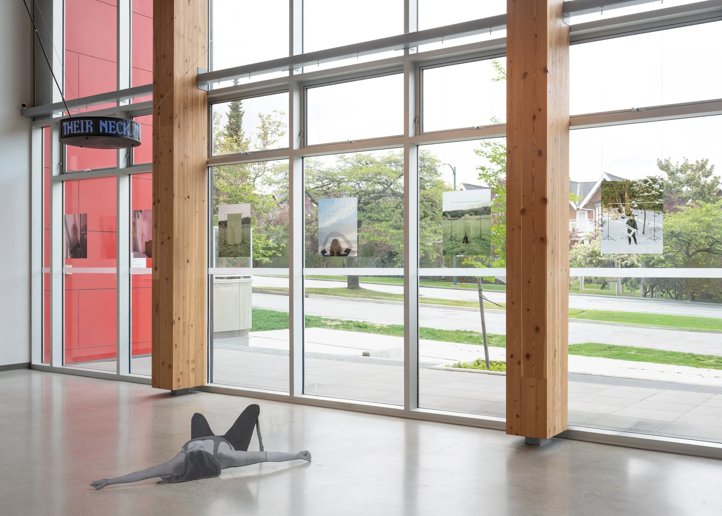 Claudia Goulet-Blais & Michelle Caron-Pawlowsky, Pull Them In Close (installation view), Alliance Française Vancouver, Capture Photography Festival, 2026.