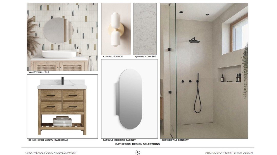 Looking forward to seeing this beachy bathroom complete in the Sunset District of San Francisco.