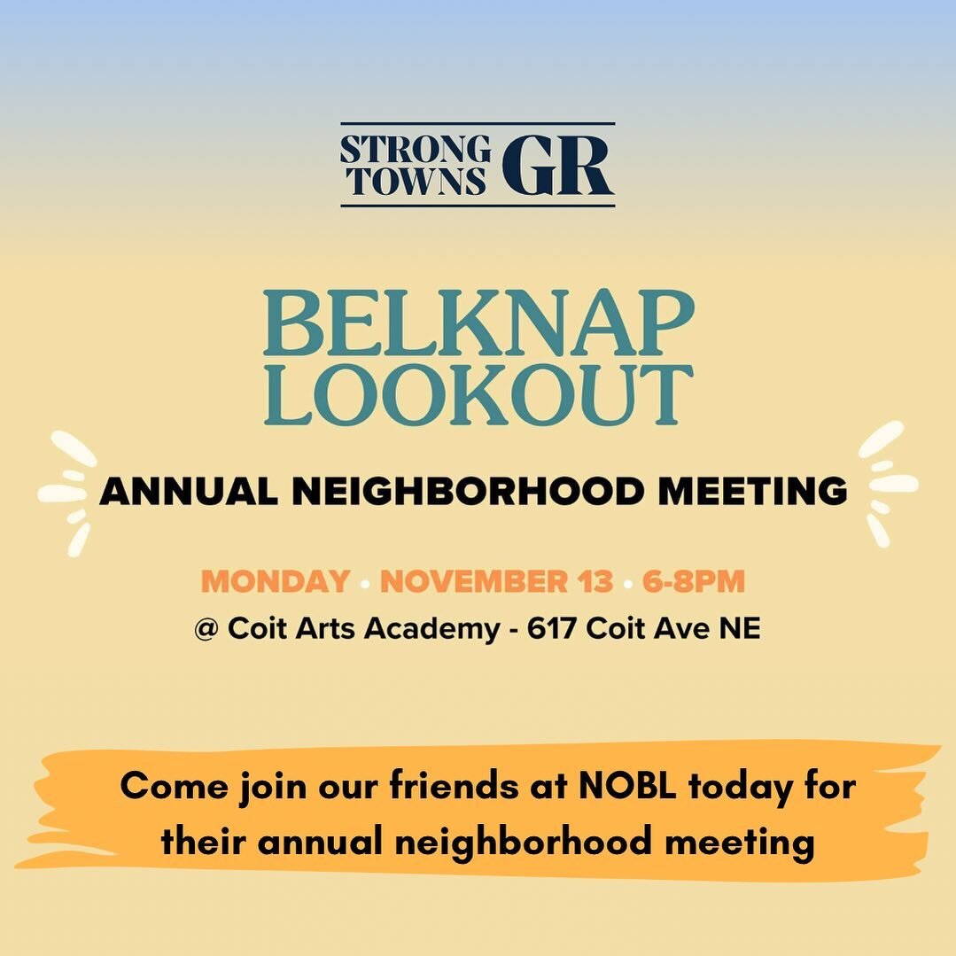 If you live in Belknap Lookout, come out for their annual neighborhood meeting tonight!