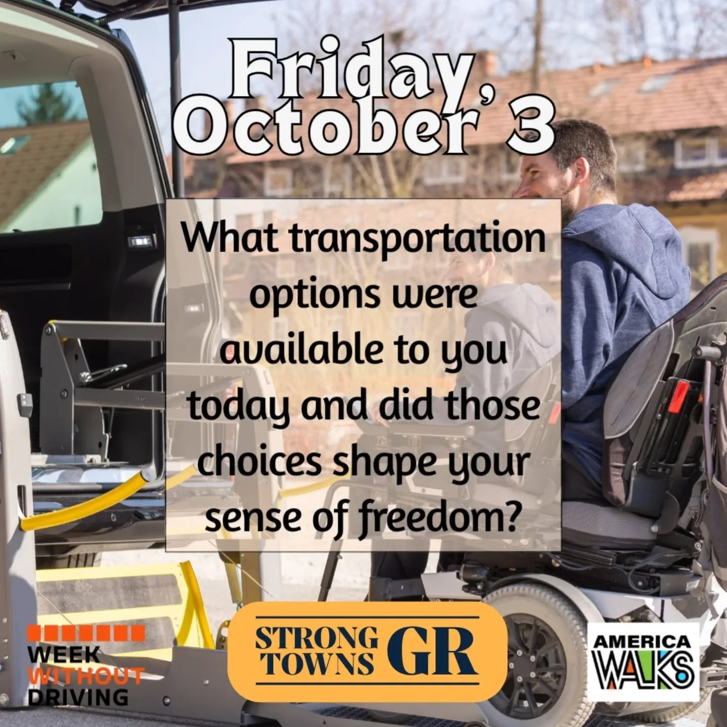 Where could you go without major changes to your schedule without a car today?