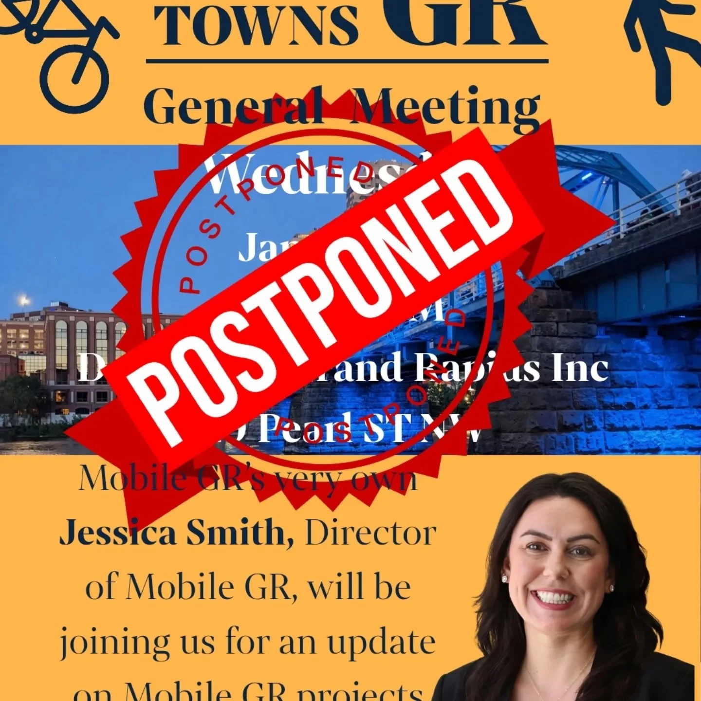 Due to weather, we will be postponing our meeting tomorrow. Projected reschedule for next Wednesday Jan 28th. 

Stay safe out there in the weather.