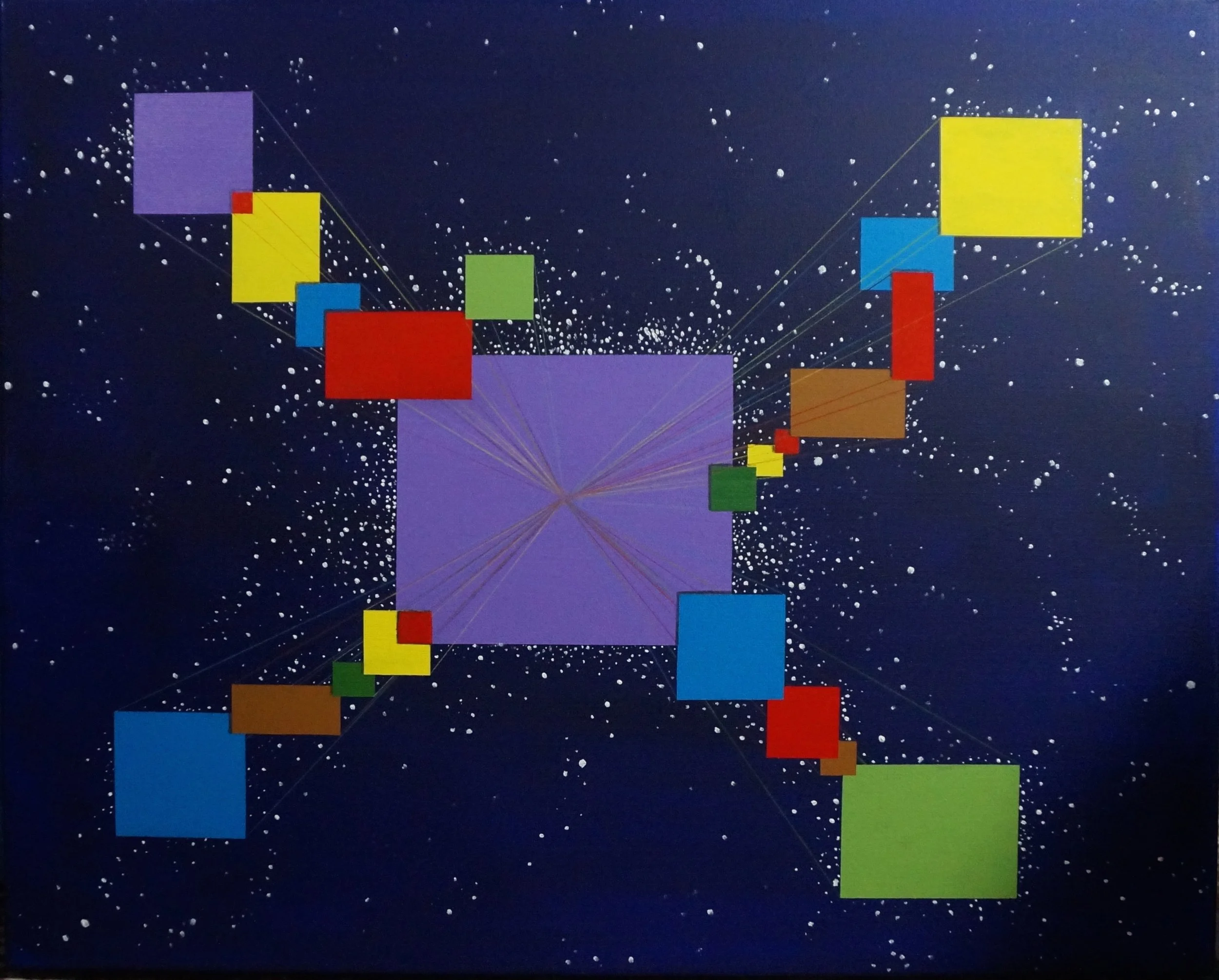 "Big Bling"
Acrylic, Gallery canvas. 24"x 30" 2012
Available $750.