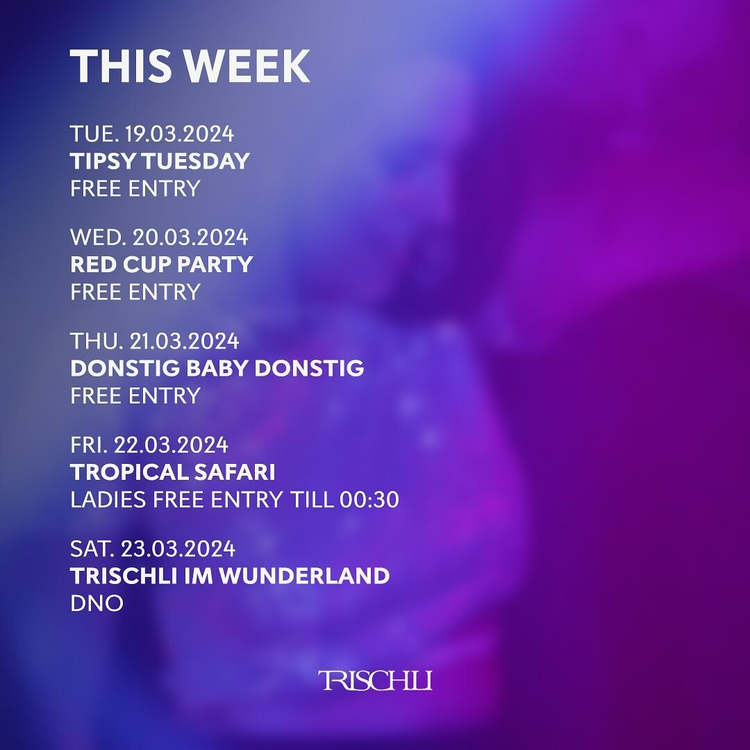 READY FOR THIS WEEK? 🫶🏼

#Trischli #trischlifam #SG #SGnightlife #nightclub #partytime #clubbing #nightlife