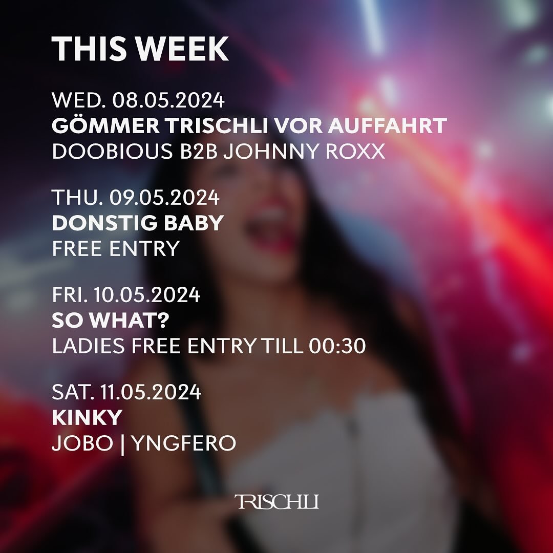 EXCITED FOR THIS WEEK! 🍾

#Trischli #trischlifam #SG #SGnightlife #nightclub #partytime #clubbing #nightlife