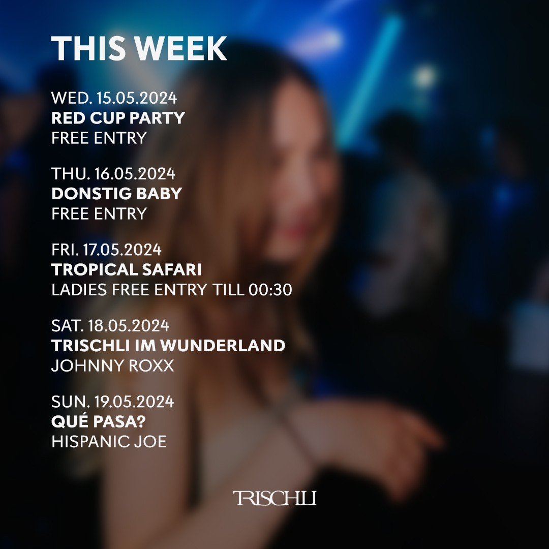OPEN FROM WEDNESDAY TO SUNDAY. ❤️&zwj;🔥⁠
⁠
#Trischli #trischlifam #SG #SGnightlife #nightclub #partytime #clubbing #nightlife #friday #saturday #weekend #thursday #friyay #wednesday