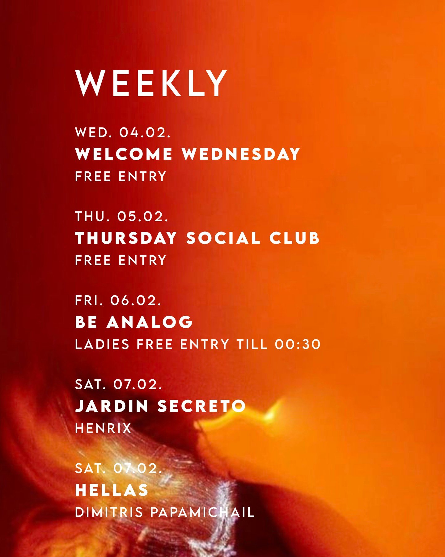 WE ARE OPEN WEDNESDAY TO SATURDAY⁠
⁠
⁠
#trischli #club #stgallen