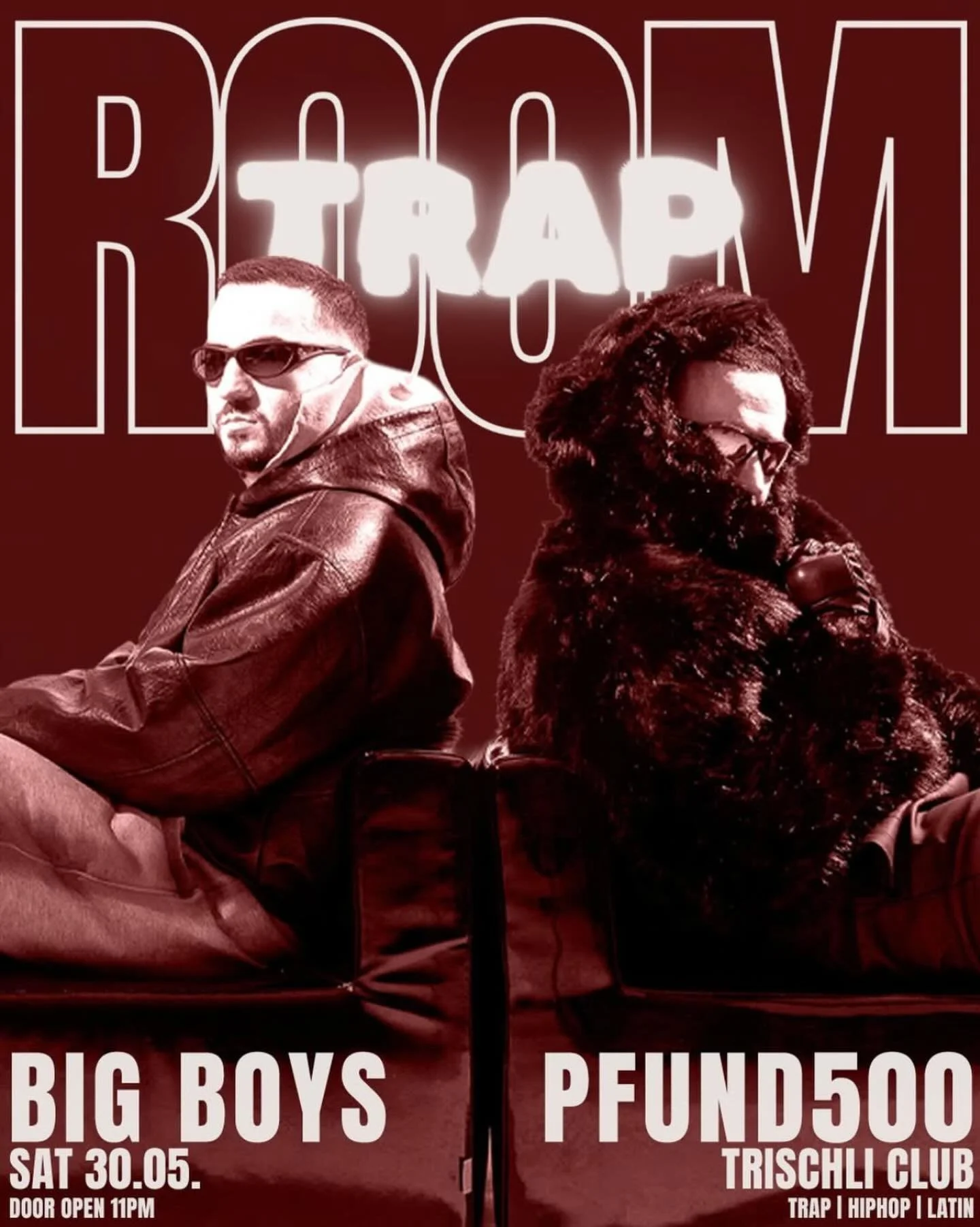 TRAPROOM WITH @pfund500 &amp; @bigboysmusic 
THIS SATURDAY‼️🚨

#trap #hiphop #sg