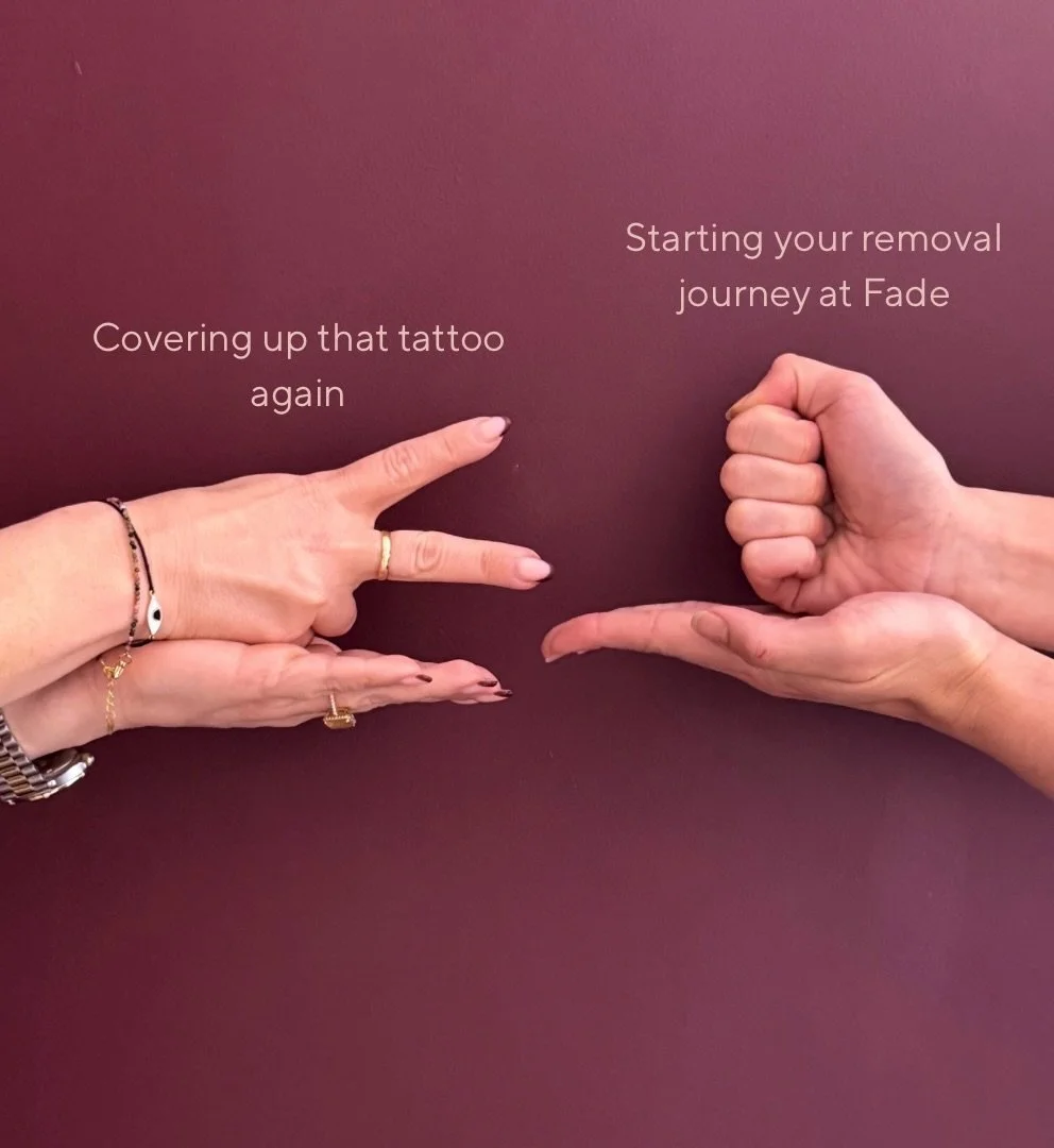 Rock wins. We don&rsquo;t make the rules ✌️✊
Brows, lashes, skin or ink you&rsquo;ve outgrown&hellip; Lumi &amp; Fade have you covered 🤍

Your next appointment is one link in bio away.