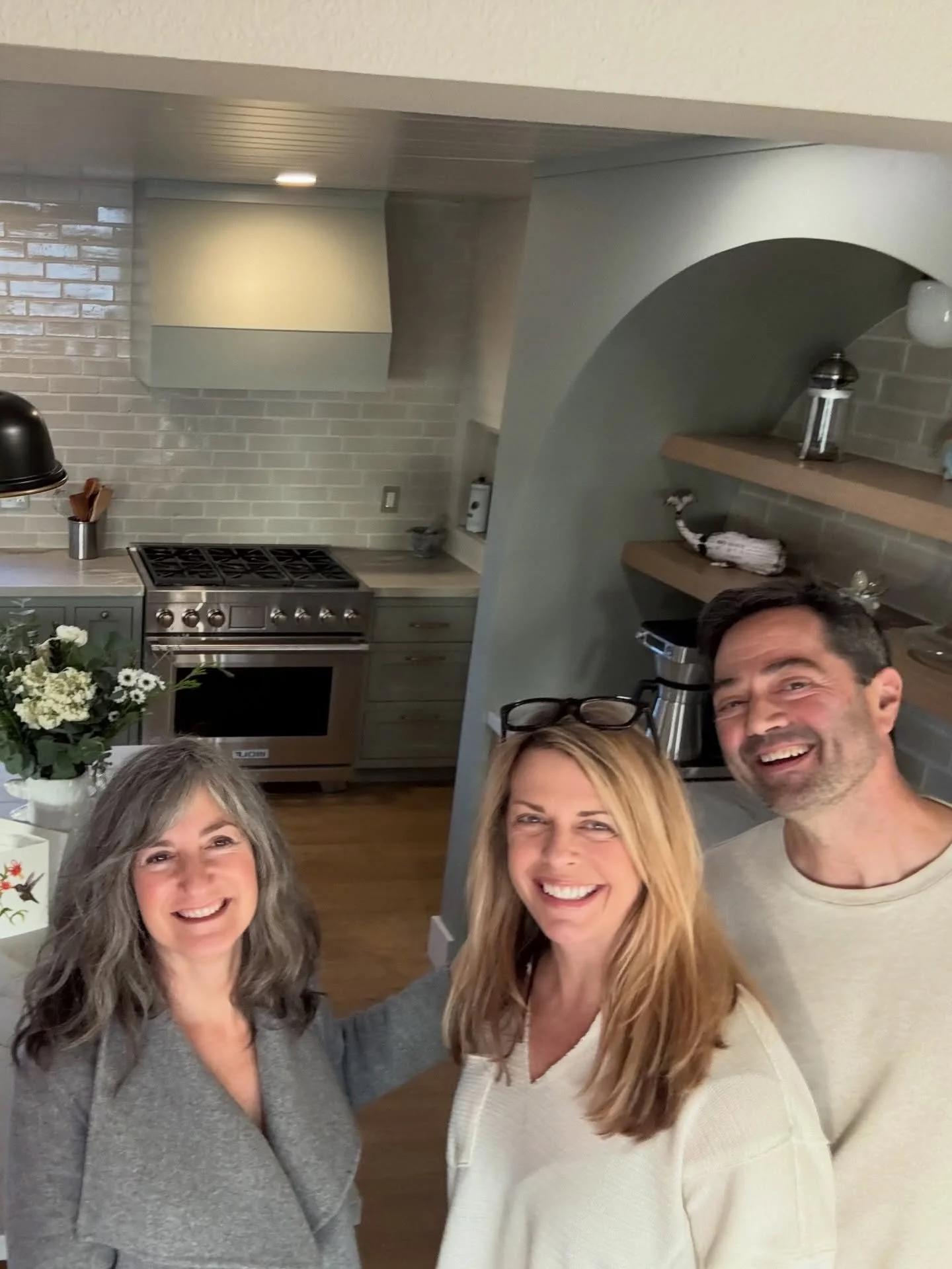 Smiles, delighted clients, and a magnificent new kitchen to enjoy!

The hard work is done, but we aren&rsquo;t finished showing off this space yet.

I captured some amazing progress videos along the way.

Want to see how we got here?

Double tap ❤️ i
