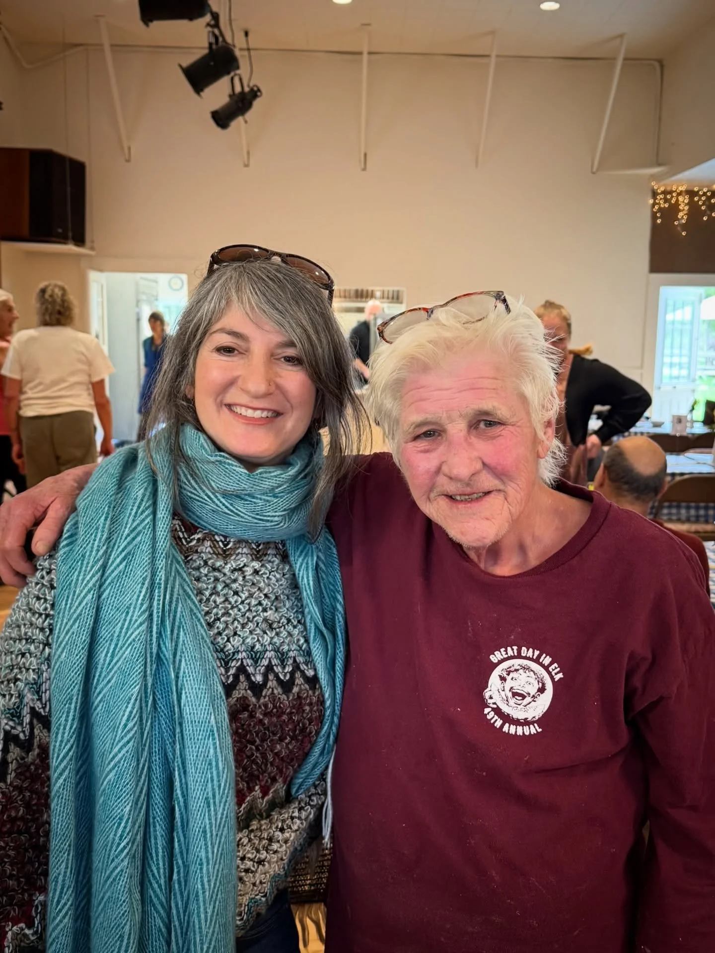 Great day in Elk! I&rsquo;m so happy to support this wonderful community center with Queenie at the helm in the kitchen. 

She&rsquo;s been feeding this community for years, and it was a full house for today&rsquo;s fundraiser.

#greenwoodcommunityce