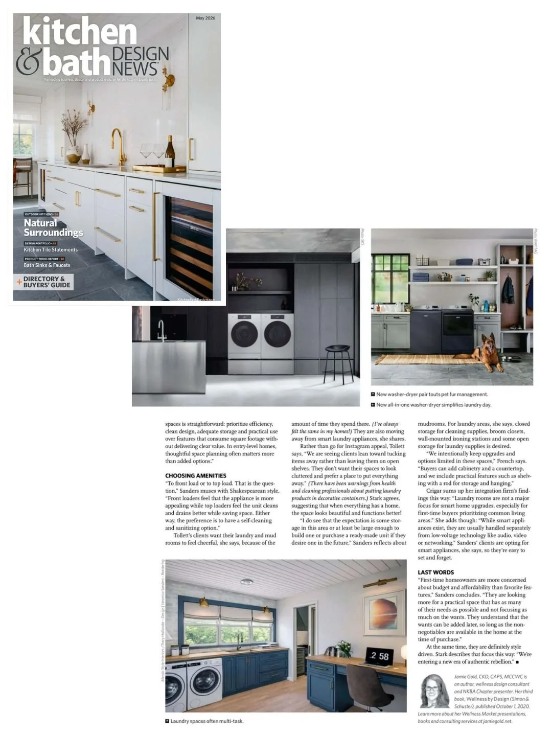 We're proud to have our work featured in May's issue of Kitchen &amp; Bath Design News! 

The article explores how first-time homeowners are rethinking laundry and utility spaces.

We love being part of the shift toward rooms that actually work as ha