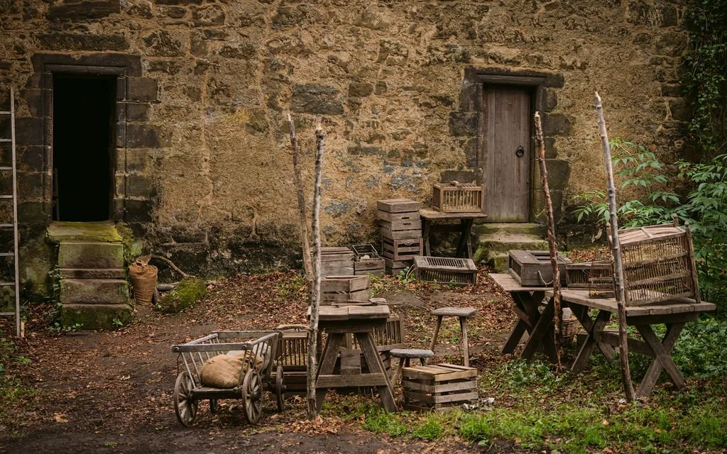 Midhope Castle ruins