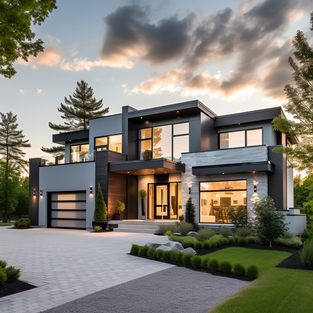 Summit-X's luxury residential home with modern design, expansive outdoor living spaces, and sustainable materials.